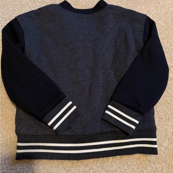 Old Navy Charcoal and Black Snap Jacket - Picture 5 of 6